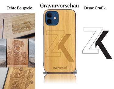 INDIVIDUELL iPhone 12 mini Bambus-Kunststoff